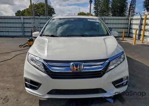 2018 Honda Odyssey Elite из США, поврежденный, VIN 5FNRL6H95JB059519